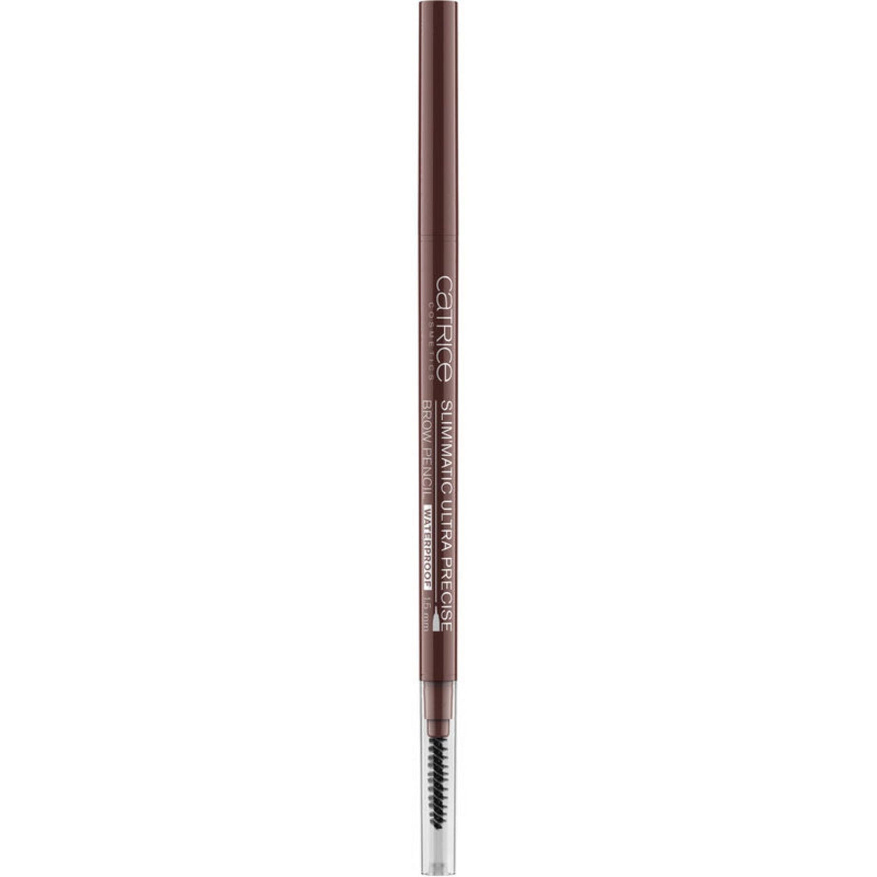 Catrice, Slim Matic, Retractabil, Creion pentru sprâncene cu cremă și perie 2-în-1, 050, Ciocolată, 0.05 g