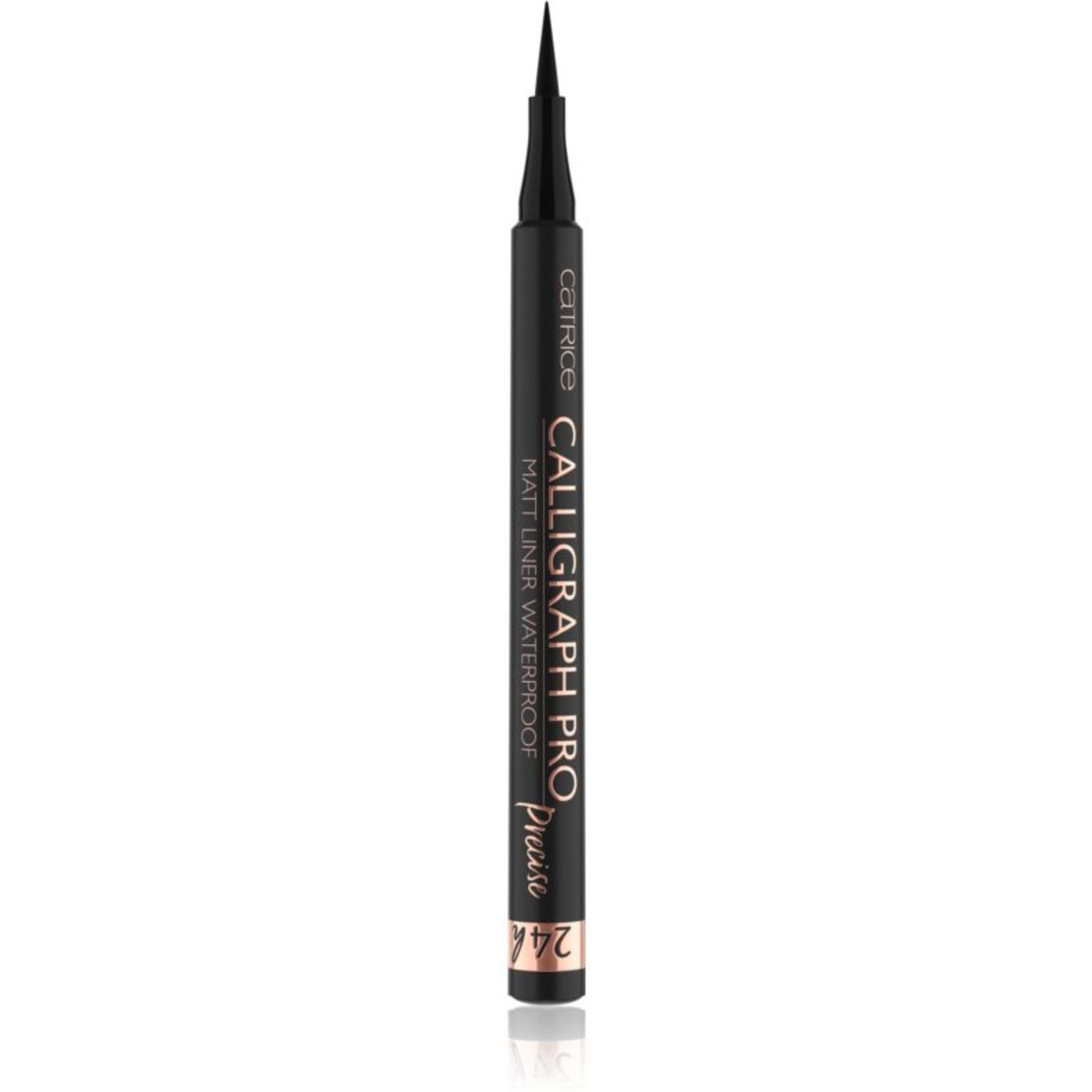 Catrice, Calligraph Pro Precise, Rezistent la apă, Tuș de ochi lichid, 010, Negru intens, 1.2 ml