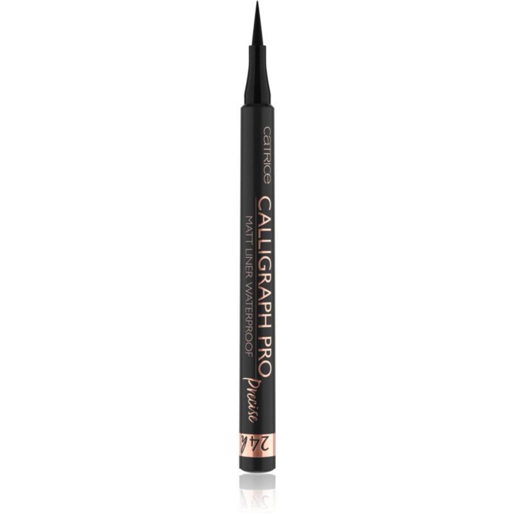 Catrice, Calligraph Pro Precise, Rezistent la apă, Tuș de ochi lichid, 010, Negru intens, 1.2 ml