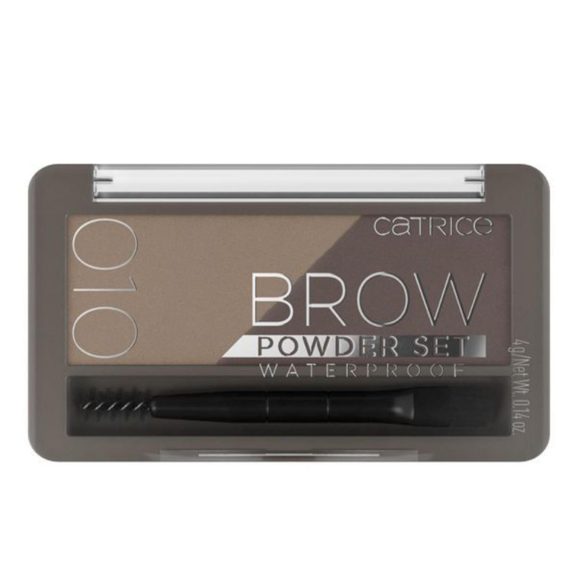 Catrice, Brow Powder Set, Rezistent la apă, Mat, Pudră pentru sprâncene, 010, Blond cenușiu, 4 g