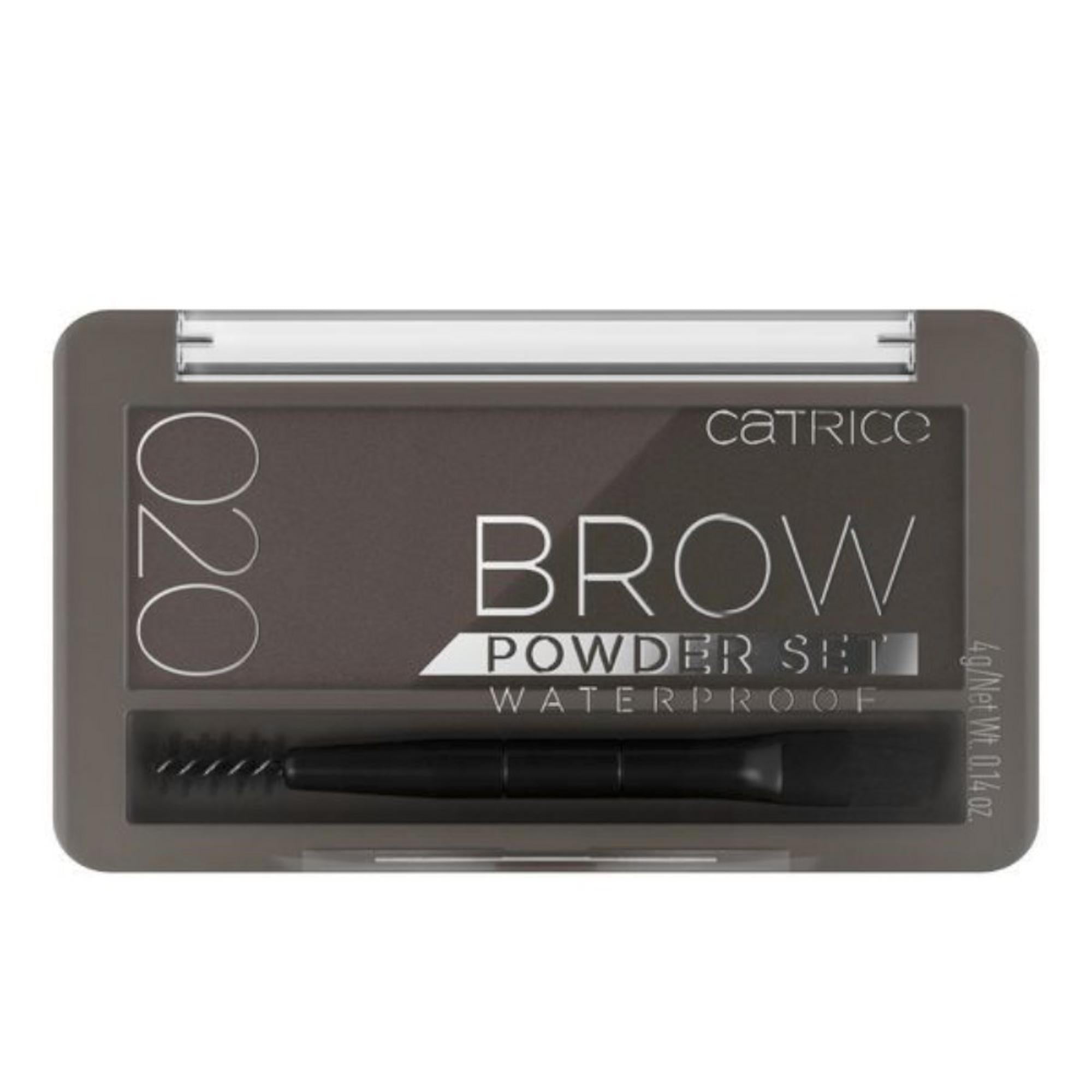 Catrice, Brow Powder Set, Rezistent la apă, Mat, Pudră pentru sprâncene, 020, Cenușă, 4 g