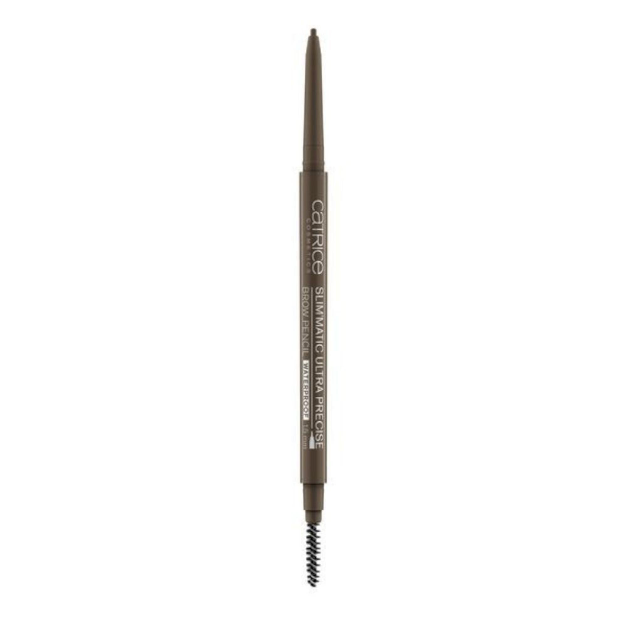 Catrice, Slim Matic, Retractabil, Creion pentru sprâncene cu cremă și perie 2-în-1, 035, Maro cenușiu, 0.05 g