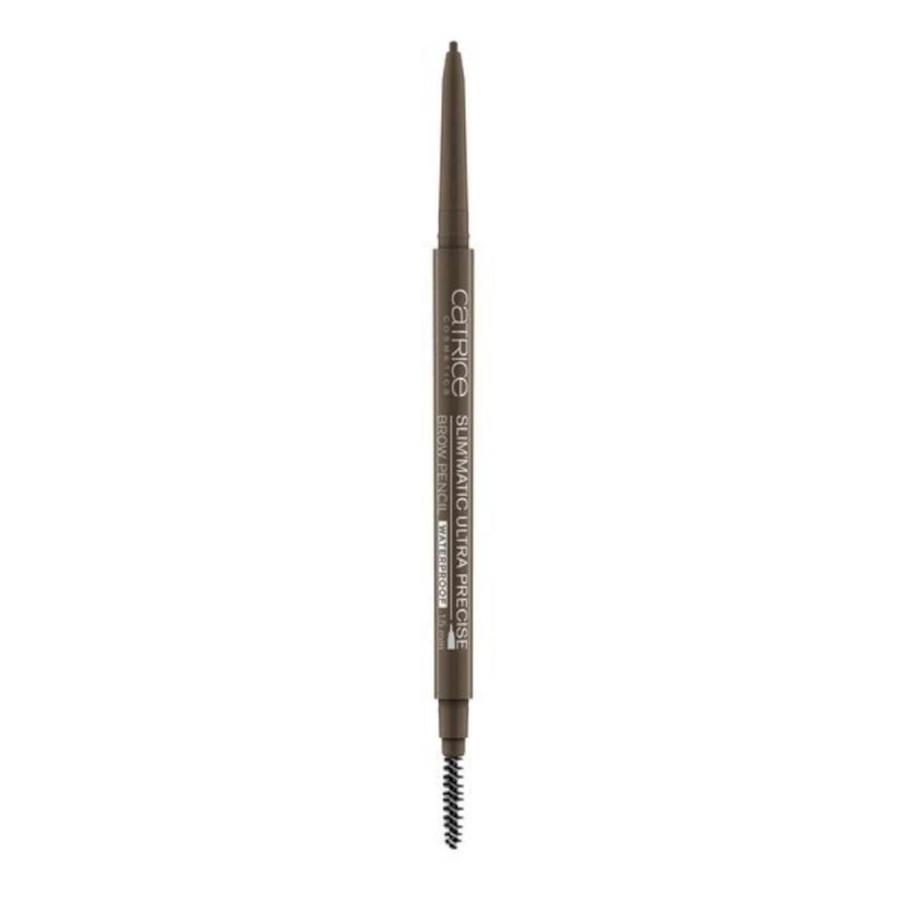 Catrice, Slim Matic, Retractabil, Creion pentru sprâncene cu cremă și perie 2-în-1, 035, Maro cenușiu, 0.05 g