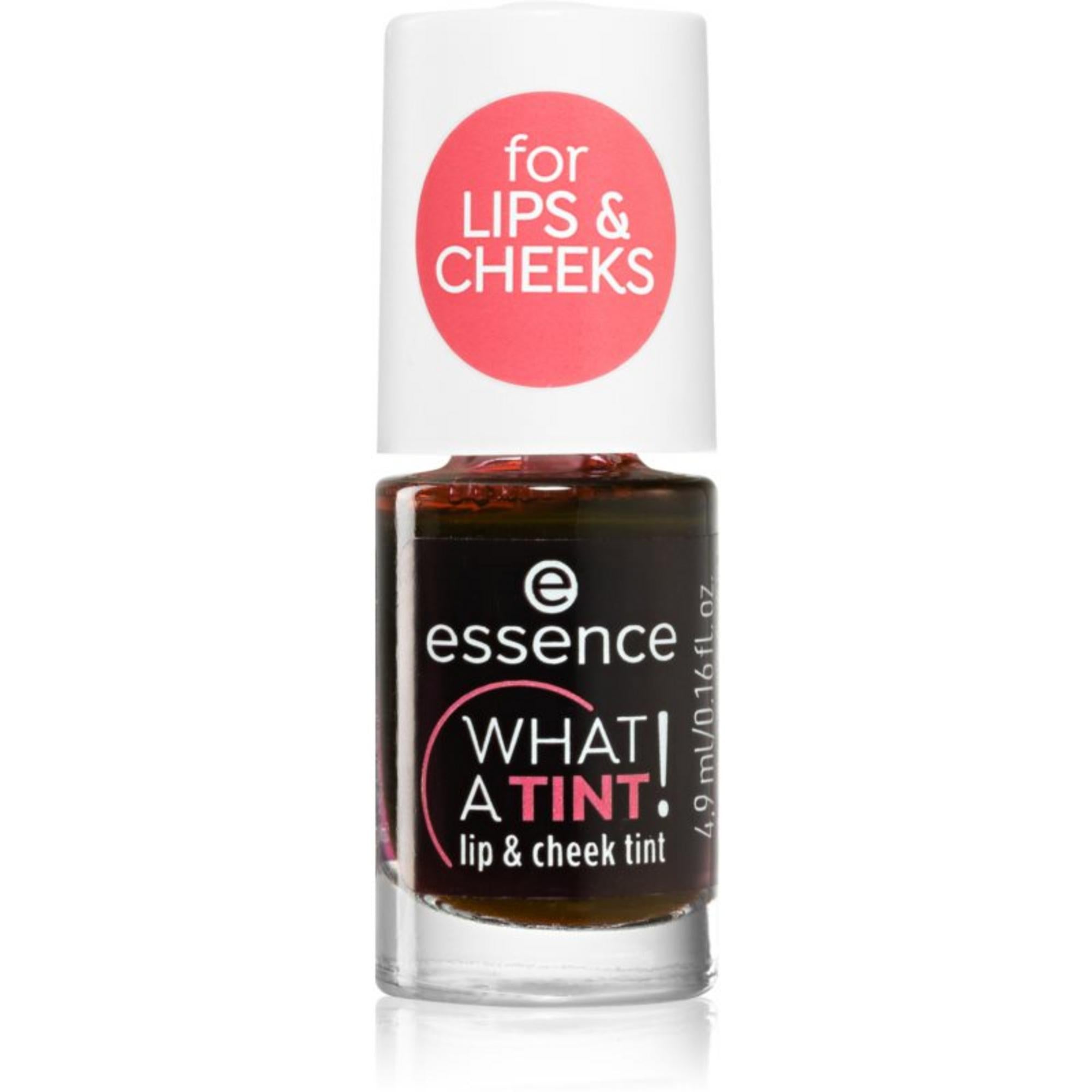 Essence, What a Tint!, Balsam pentru buze și obraji 2-în-1, 01, Sărut de la o trandafiră, 4.9 ml