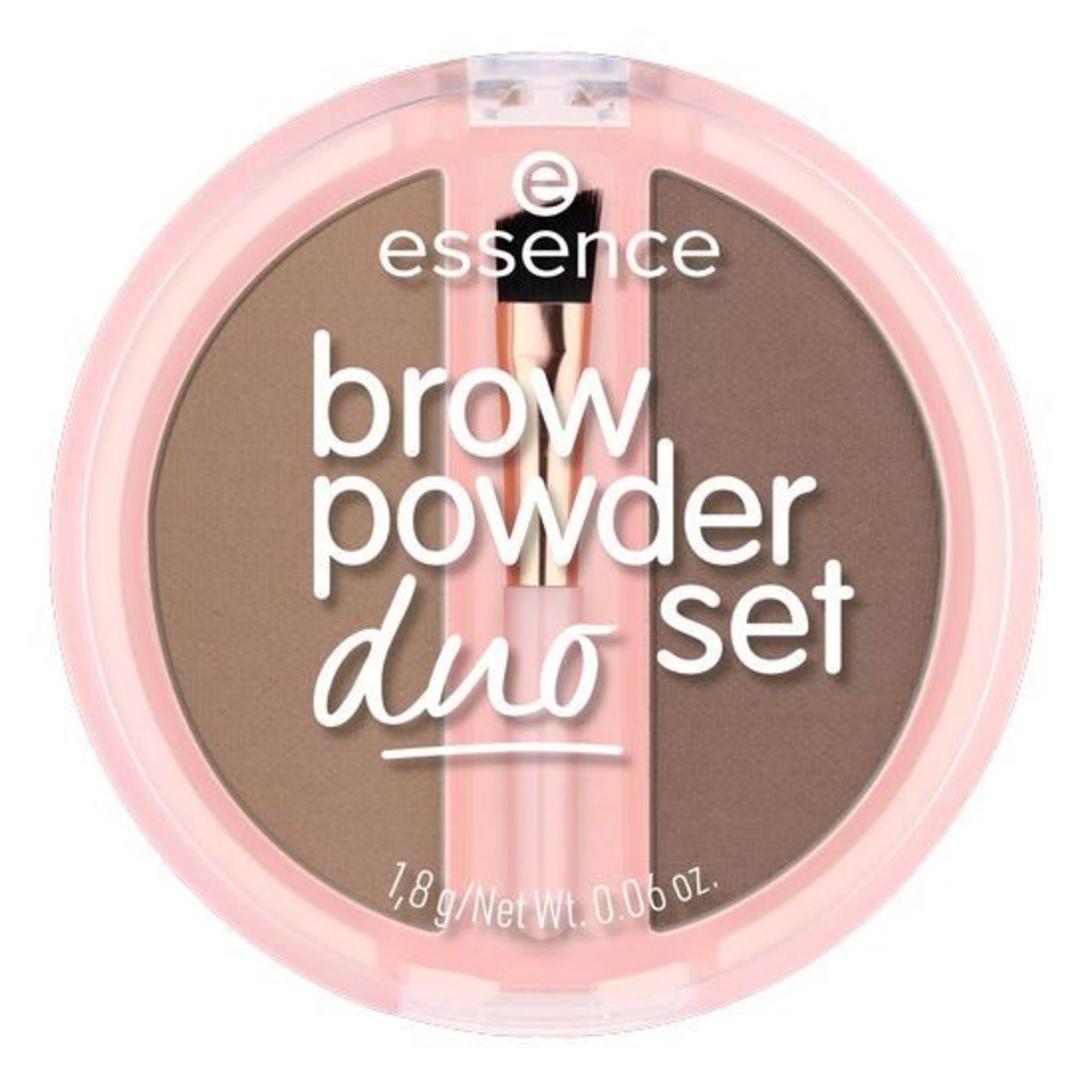 Essence, Duo Set, Paletă pentru sprâncene, 01, Lumină, 1.8 g