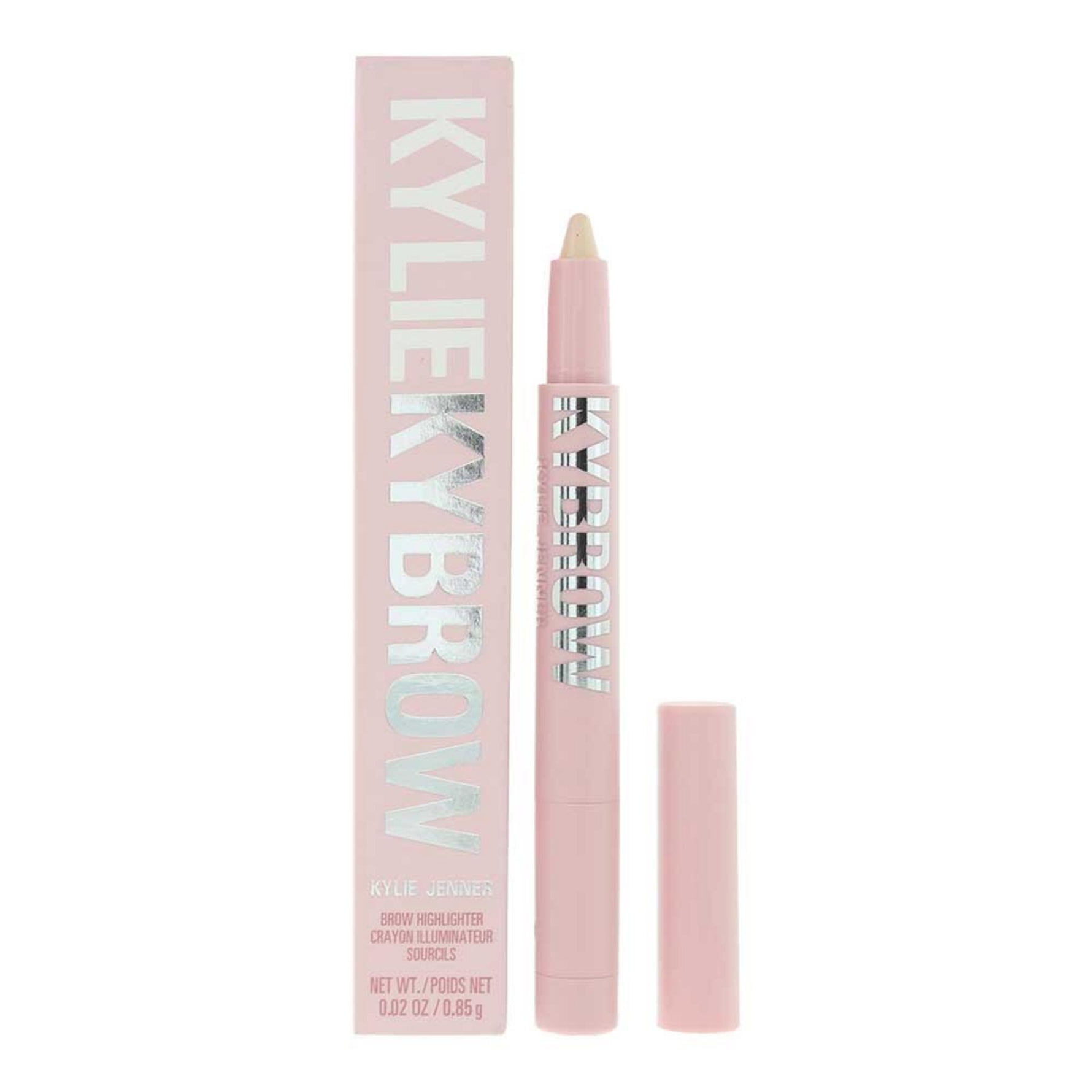 Kylie Cosmetics, Kybrow, Evidențiere, Creion cremă pentru sprâncene, 002, Mat deschis, 0.86 g