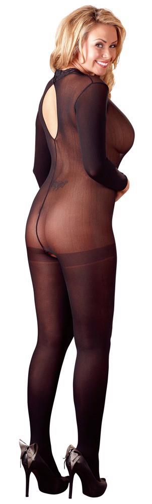 Body transparent cu deschidere între picioare NO:XQSE XL-XXL