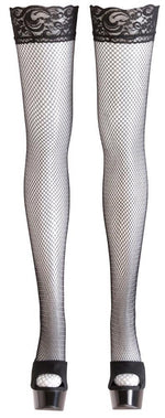 Ciorapi Cottelli LEGWEAR din plasă, negri, M