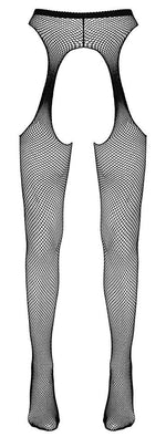 Colanți Cottelli LEGWEAR din plasă negri S/M