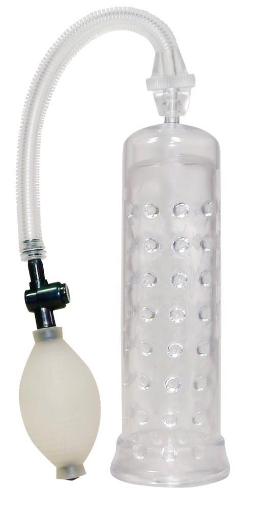 Pompă de penis You2Toys transparentă 19,5 cm