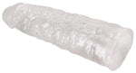 Extensie penis XTension Sleeve transparentă TPE 22 cm