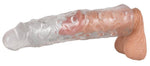 Extensie penis XTension Sleeve transparentă TPE 22 cm