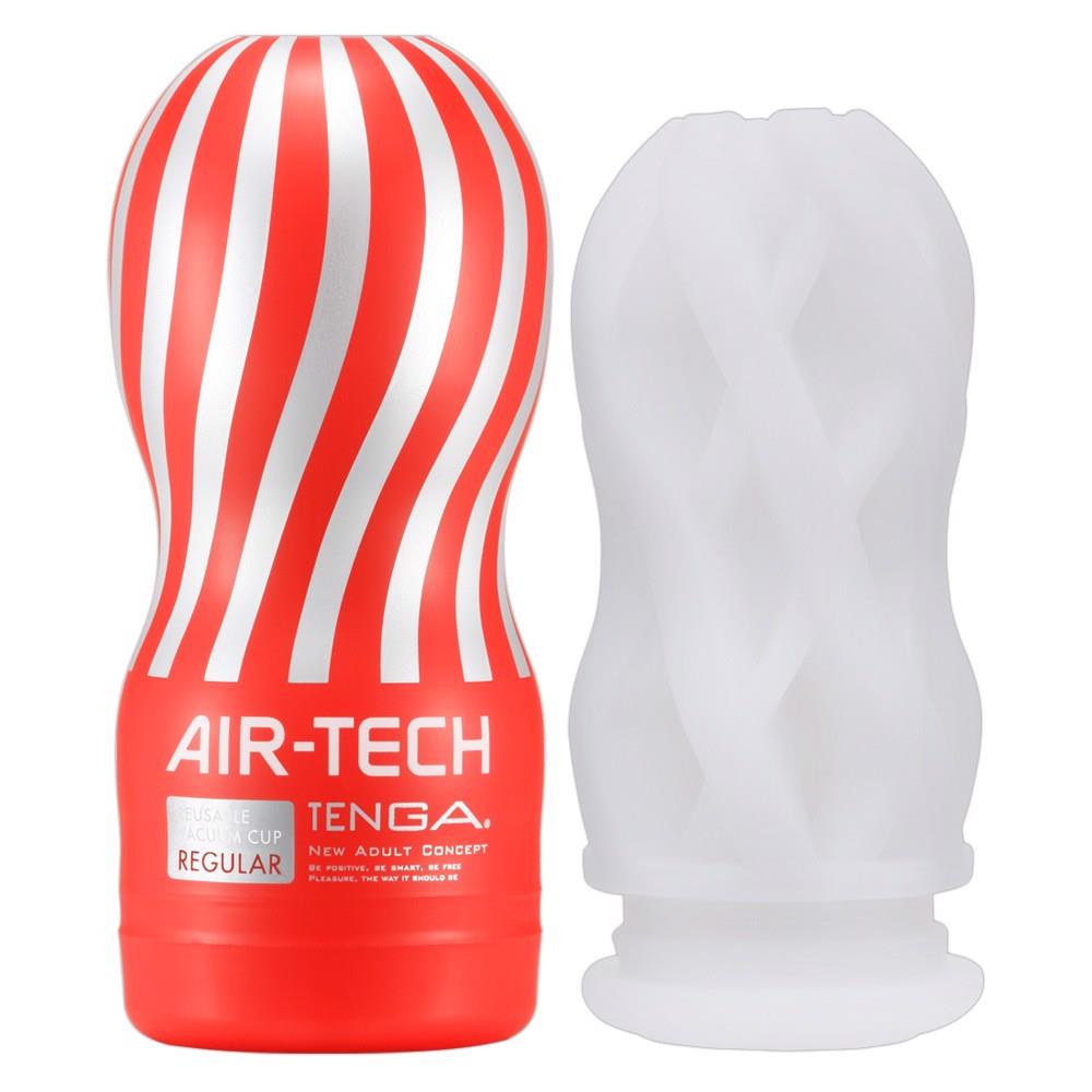 Masturbator cu vid Tenga Air Tech Regular 15,5 cm