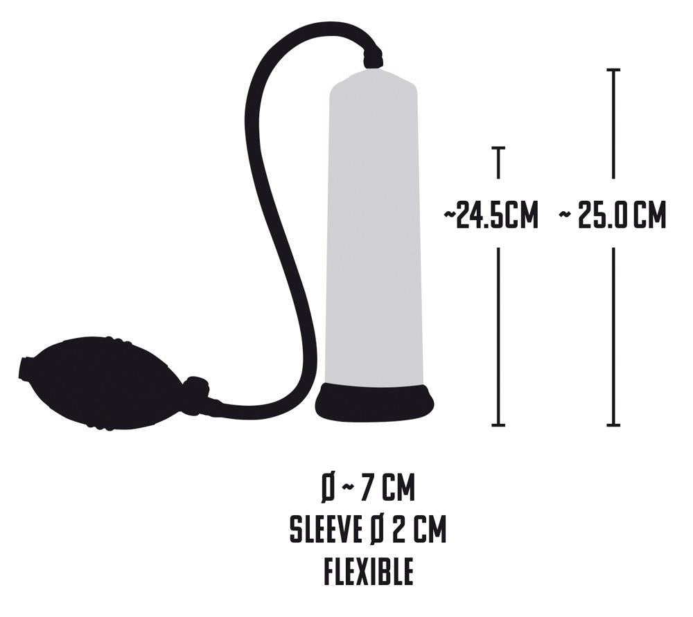 Pompă de penis Mister Boner Professionals Power cu măsură de 25 cm