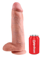 Dildo King Cock cu testicule din PVC 30,5 cm