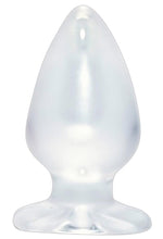 Dop anal transparent din cristal, 13 cm, PVC