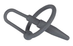 Plug de penis din silicon Penisplug cu inel pentru gland 6,3 cm
