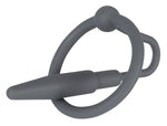 Plug de penis din silicon Penisplug cu inel pentru gland 6,3 cm