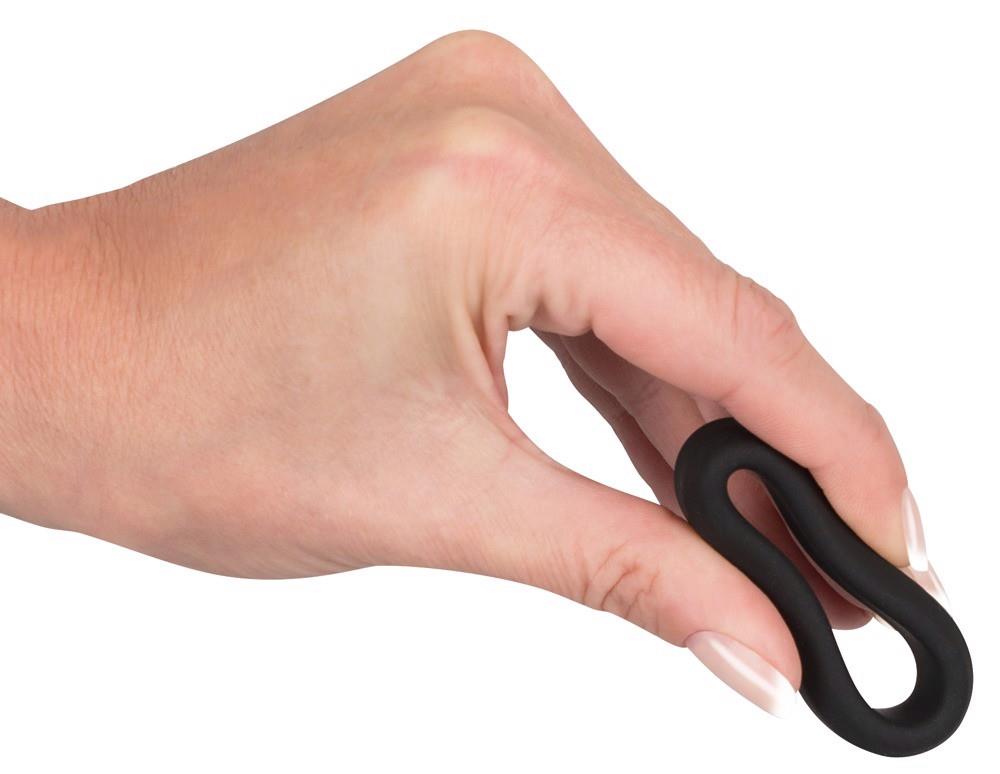 Inel pentru penis din silicon Black Velvets 3,2 cm