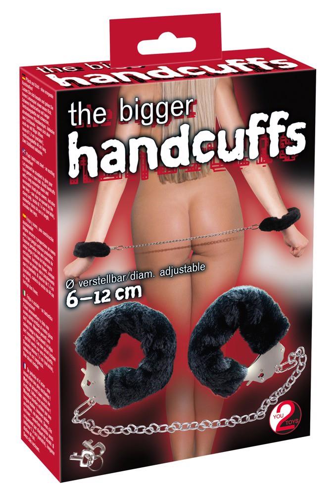 You2Toys Cătușe de pluș negre cu lanț 44 cm