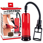 Pompă de penis You2Toys Air Control Roșie 22 cm