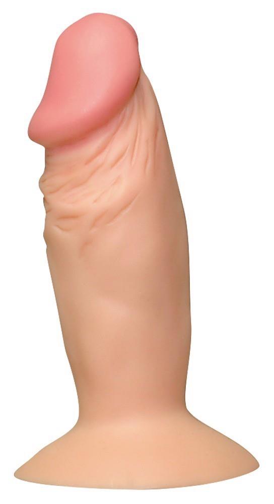 Dildo mic și gros din PVC cu ventuză You2Toys alb 11,5 cm