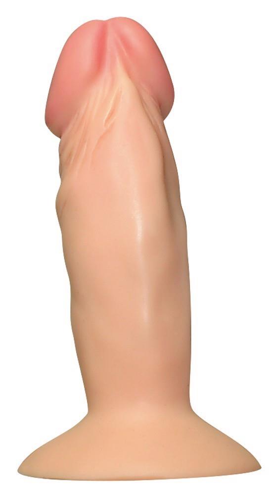 Dildo mic și gros din PVC cu ventuză You2Toys alb 11,5 cm