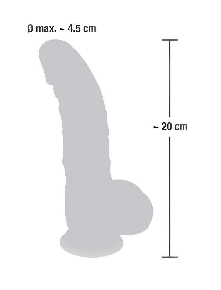 Dildo realist din silicon medical 20 cm