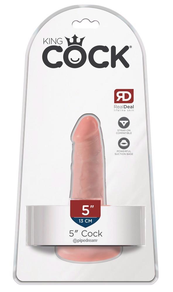 Dildo realist King Cock 12,7 cm cu ventuză