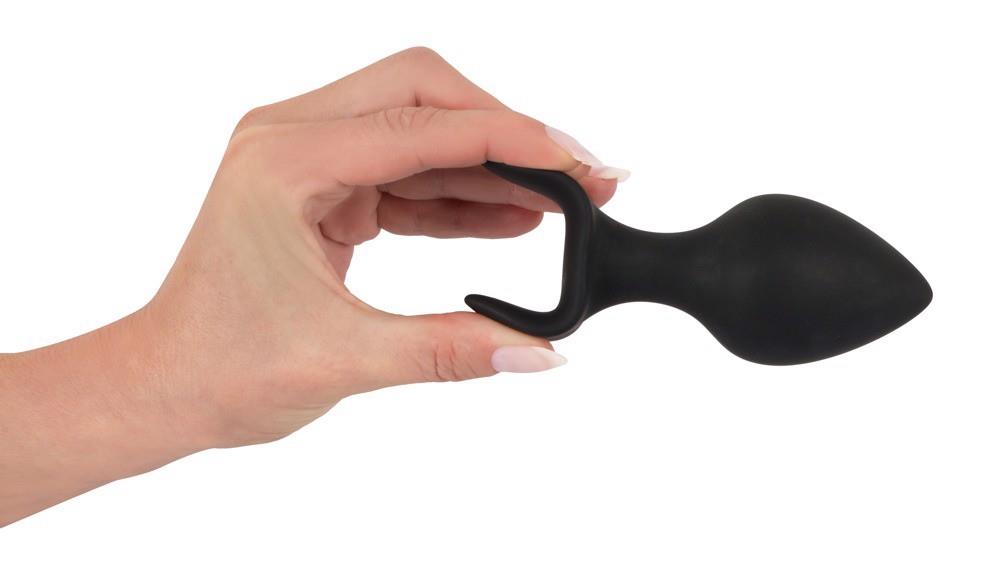 Set de 3 dopuri anale din silicon Black Velvets