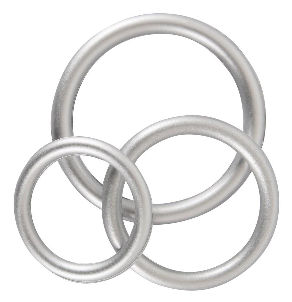 Inele pentru penis din silicon și metal You2Toys, 3 mărimi