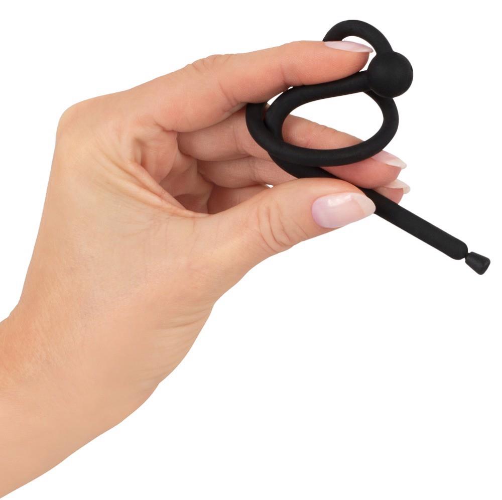 Plug de penis din silicon Penisplug cu dop 12,7 cm