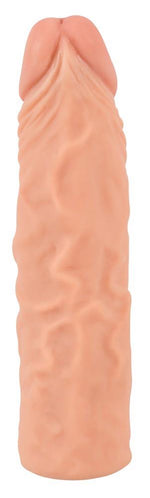 Extensor de penis Nature Skin Sensitive 20 cm cu extensie de 3 cm
