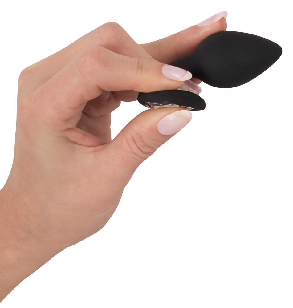 Dop anal din silicon cu inimă You2Toys 7,3 cm