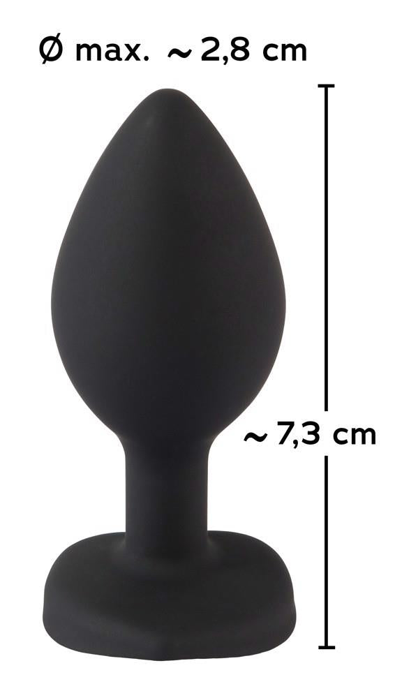Dop anal din silicon cu inimă You2Toys 7,3 cm