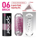 Masturbator Tenga Spinner Shell Transparent 13 cm