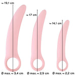 Set de 3 dildo-uri anale din silicon Sweet Smile