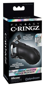Cușcă pentru penis Fantasy C Ringz din silicon 9,5 cm