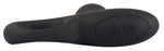 Bile anale vibratoare Black Velvets din silicon, 20 cm, USB
