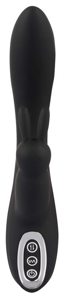 Vibrator triplu USB Sweet Smile Iepuraș 20,8 cm