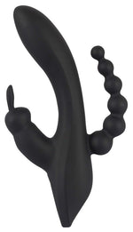 Vibrator triplu USB Sweet Smile Iepuraș 20,8 cm