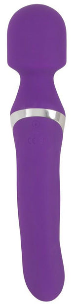 Vibrator Javida cu perlă USB din silicon, 24 cm