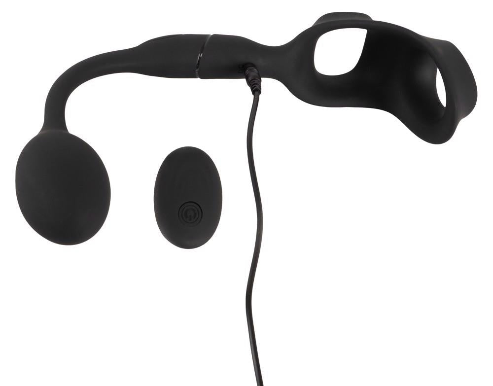 Inel vibrator anal Rebel cu telecomandă USB 33 cm