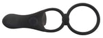 Inel vibrant USB din silicon Black Velvets 14 cm