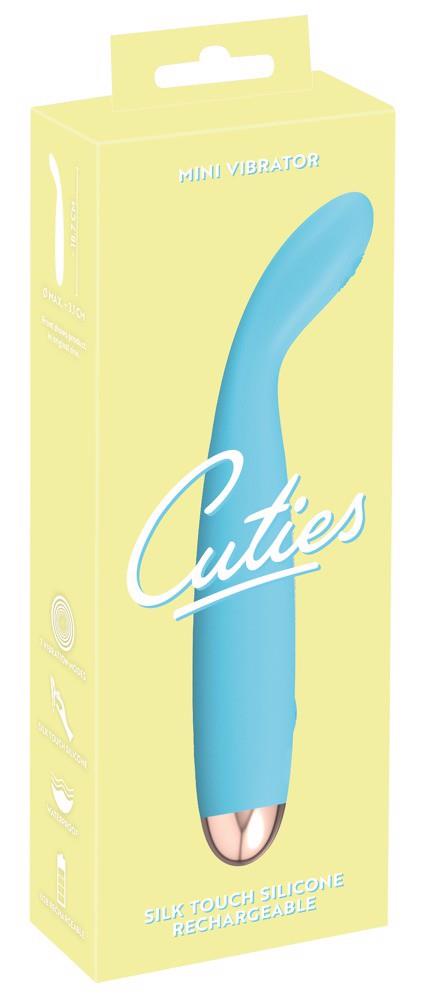 Vibrator Mini Cuties Albastru USB 18,7 cm