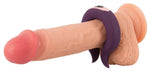 Inel vibrant pentru penis cu motor dublu din silicon USB Couples Choice