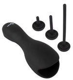 Masturbator Rebel Glans cu vibrații USB 14 cm
