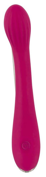 Vibrator Sweet Smile Silicon cu Punct G USB 20 cm