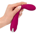 Vibrator Sweet Smile Silicon cu Punct G USB 20 cm