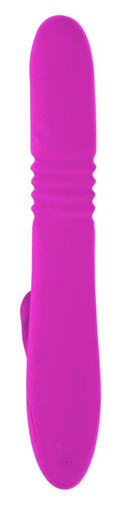 Vibrator USB cu aspect de iepuraș Thrusting Pearl Sweet Smile